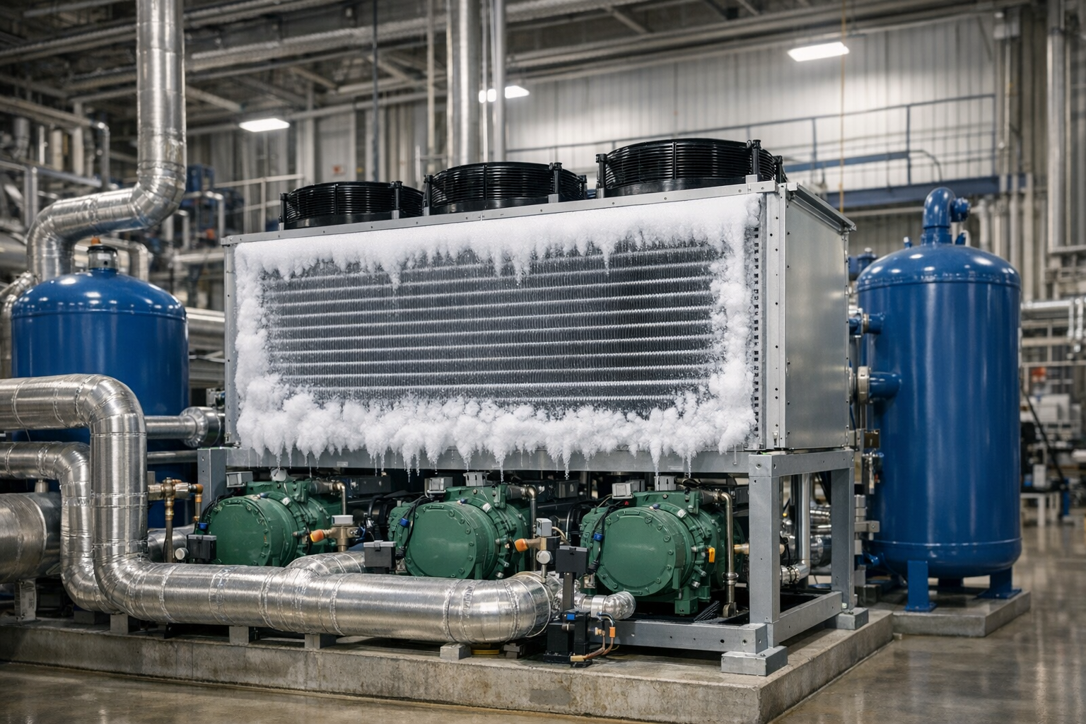 Problemas de Condensación en Evaporadores de Sistemas de Refrigeración Industrial por Sobrecarga Térmica