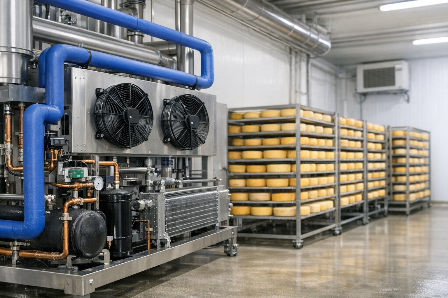 Problemas de Control de Humedad en Cámaras de Maduración de Quesos: Ajustes en Sistemas de Refrigeración