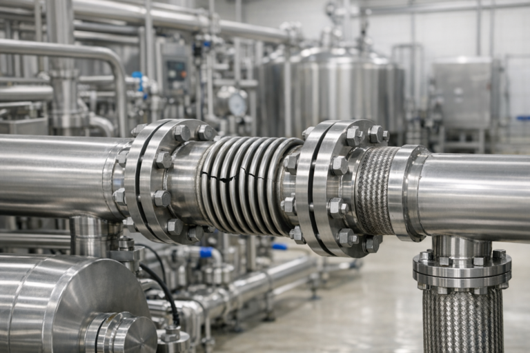 Fallas en Juntas de Expansión de Tuberías por Cambios Térmicos en Procesos de Pasteurización